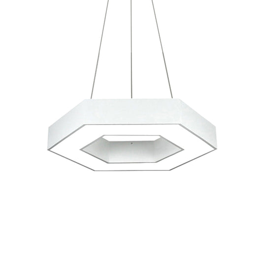 Blakely Modern Hexagonal Led Pendant: Illuminate Your Office With Style And Functionality Pendant