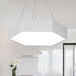 Quinn Modern Honeycomb Led Pendant Lights: Geometric Brilliance For Your Home White / 16’