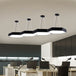 Eclipse’s Honeycomb Symphony: Modern Elegance Meets Luminous Charm Black / 18’ Ceiling Light