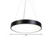 Hayden Modern Black Round Plate Pendant Lamp: A Touch Of Sophistication With Led Light