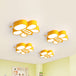 Buzzing With Fun: Cartoon Bee Led Ceiling Lamp For Kids Light Fixtures