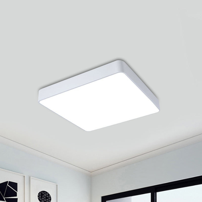 Cheerful Square Light For Kids’ Rooms: Led Flush Mount Fixture