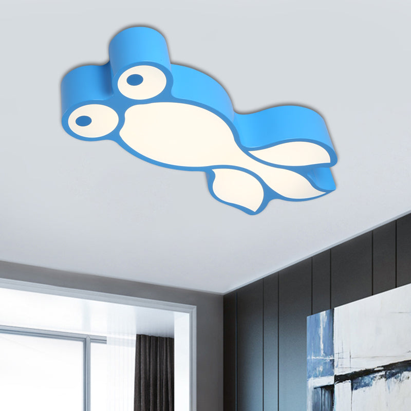 Thea Playful Fish Light - Fun & Bright Led For Children’s Rooms Blue