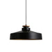 Josephine Pot Lid Pendant: Vintage Charm & Modern Lighting Black