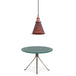 Hunter - Horn Shaped Pendant Light In Various Finishes Rust