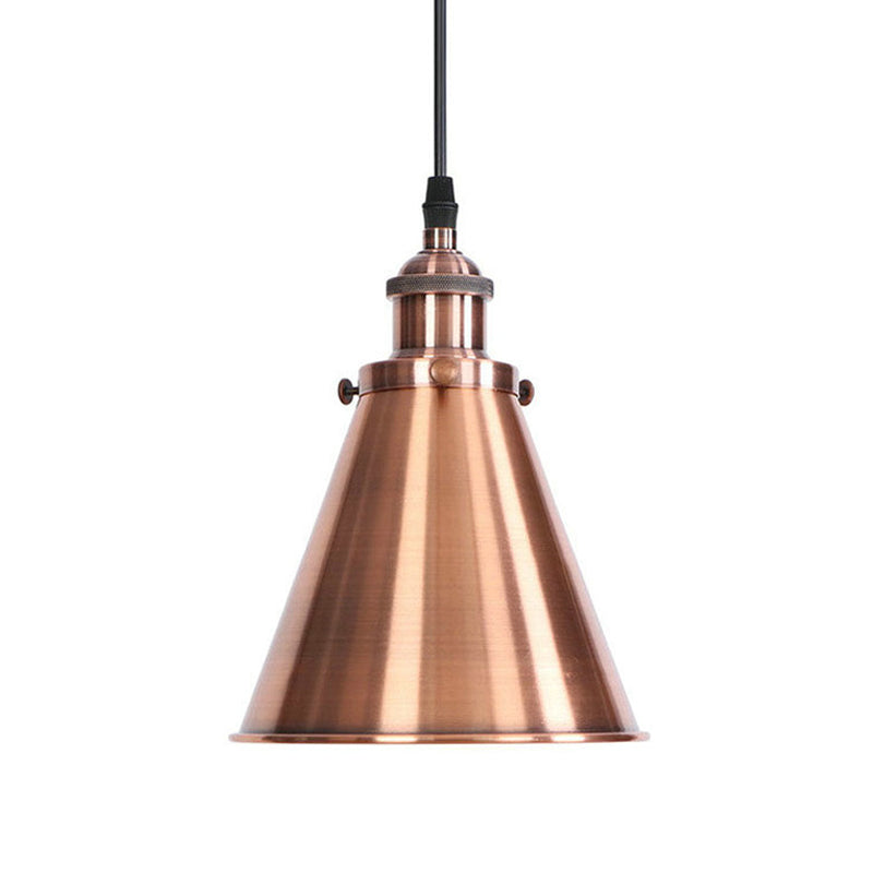 Hunter - Horn Shaped Pendant Light In Various Finishes Copper