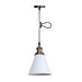 Hunter - Horn Shaped Pendant Light In Various Finishes White