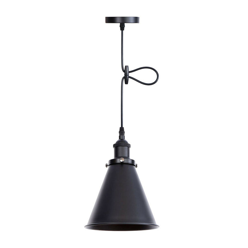 Hunter - Horn Shaped Pendant Light In Various Finishes Black