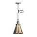 Hunter - Horn Shaped Pendant Light In Various Finishes Bronze