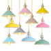 Peyton Nordic Barn Pendant Light (Pink/Blue/Green)