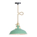 Peyton Nordic Barn Pendant Light (Pink/Blue/Green)