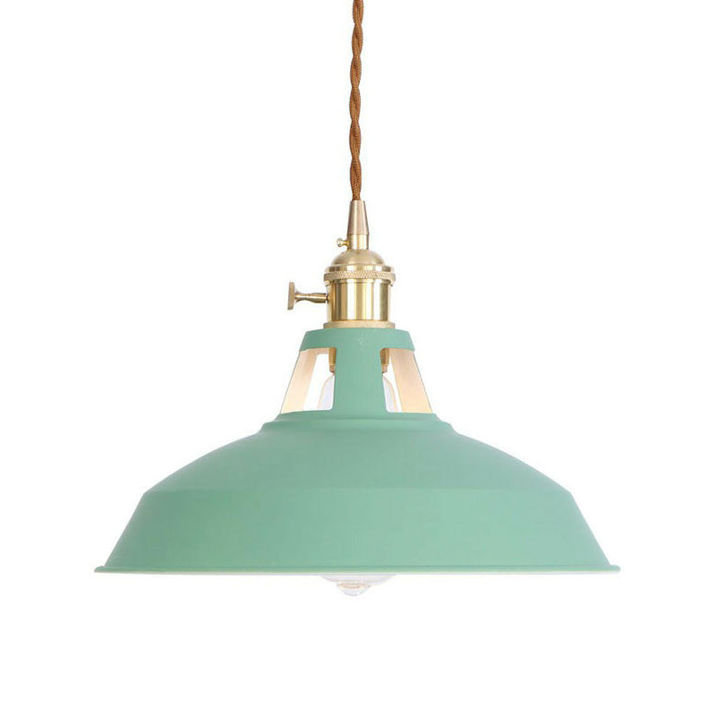 Peyton Nordic Barn Pendant Light (Pink/Blue/Green)