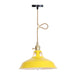 Peyton Nordic Barn Pendant Light (Pink/Blue/Green) Yellow / B