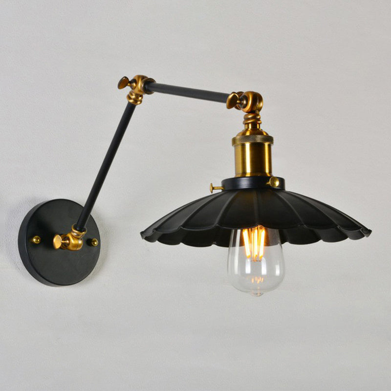 Emily Adjustable Sconce - Vintage Charm With Modern Comfort Black / 8’ + 8’