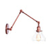 Embrace Industrial Flair And Focused Illumination: The Adjustable Swing Arm Wall Light Rust / D