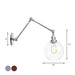 Embrace Industrial Flair And Focused Illumination: The Adjustable Swing Arm Wall Light Wall Light