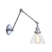 Embrace Industrial Flair And Focused Illumination: The Adjustable Swing Arm Wall Light Chrome / C