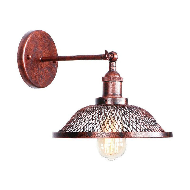 Illuminate Your Space With Rustic Charm: The Adjustable Farmhouse Wall Lamp Rust / G Wall Lamp