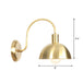 Parker Adjustable Brass Gooseneck Reading Lamp