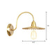 Parker Adjustable Brass Gooseneck Reading Lamp