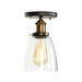 Introducing The Ella Collection: Versatile Semi - Flush Mount Lighting Brass / A