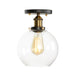 Introducing The Ella Collection: Versatile Semi - Flush Mount Lighting Brass / B