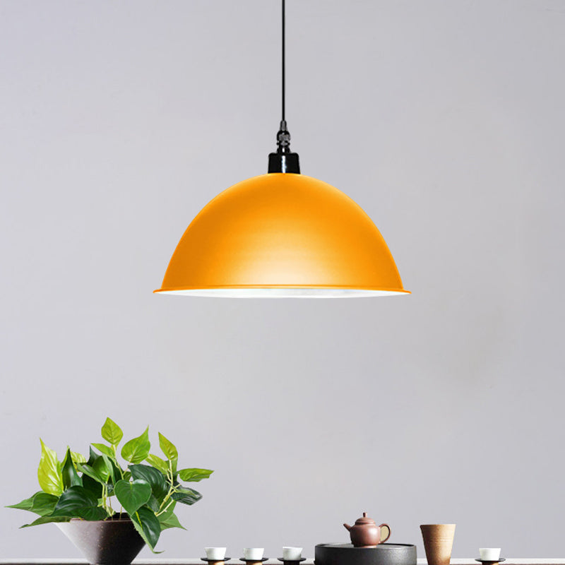 Ethan’s Vintage Industrial Pendant: A Bold Statement For Your Space Yellow