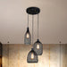 Sofia Industrial Chandelier: A Striking Centerpiece For Your Dining Room Black / Round