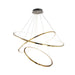 Amira Modern Led Chandelier: 3 Or 5 Tiers Of Golden Elegance Pendant Lighting