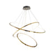 Amira Modern Led Chandelier: 3 Or 5 Tiers Of Golden Elegance Pendant Lighting