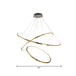 Embrace Modern Elegance With The Extra - Slim Gold Led Pendant Chandelier Lights