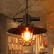 Embolden Your Space With Industrial Elegance: The Black Iron Ceiling Pendant Clear Glass Shade