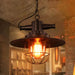 Embolden Your Space With Industrial Elegance: The Black Iron Ceiling Pendant Clear Glass Shade