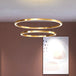 Margaret Sophisticated Led Chandelier Brass / 2 Tiers