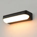 Sloane Modern Glow: Black Capsule Wall Sconce