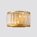 Payton Elegance Meets Prismatic Brilliance: The Gold Wall Lamp With Crystal Shade