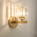 Payton Elegance Meets Prismatic Brilliance: The Gold Wall Lamp With Crystal Shade