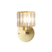 Payton Elegance Meets Prismatic Brilliance: The Gold Wall Lamp With Crystal Shade