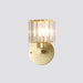 Payton Elegance Meets Prismatic Brilliance: The Gold Wall Lamp With Crystal Shade