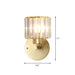 Payton Elegance Meets Prismatic Brilliance: The Gold Wall Lamp With Crystal Shade