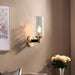 Glimmering Elegance: The Horizon Wall Sconce - Modern Light With Crystal Flair Gold / B