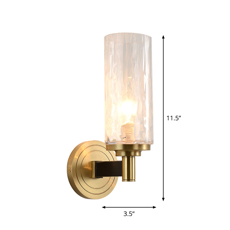 Glimmering Elegance: The Horizon Wall Sconce - Modern Light With Crystal Flair