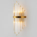 Alivia Elegance Meets Sparkling Brilliance: The Gold Crystal Wall Sconce (1 - 3 Lights) Wall Light