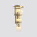 Alivia Elegance Meets Sparkling Brilliance: The Gold Crystal Wall Sconce (1 - 3 Lights) Wall Light