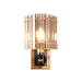 Elevate Your Space With The Luxurious Gold Crystal Wall Sconce