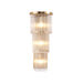 Elevate Your Space With The Luxurious Gold Crystal Wall Sconce