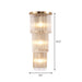 Elevate Your Space With The Luxurious Gold Crystal Wall Sconce