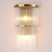 Elevate Your Space With The Luxurious Gold Crystal Wall Sconce