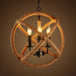 Elevate Your Space With Industrial Charm: The Factory Beige Globe Chandelier Pendant Lighting