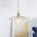 Clara’s Textured Bloom: Industrial Glass Pendant Lamp Lights